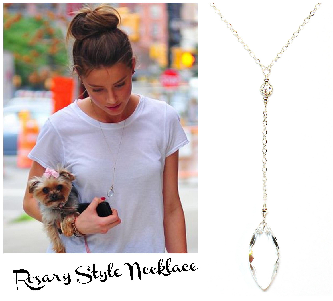 Brooklyn Designs Celebrity Style Rosary Tusk Necklaces